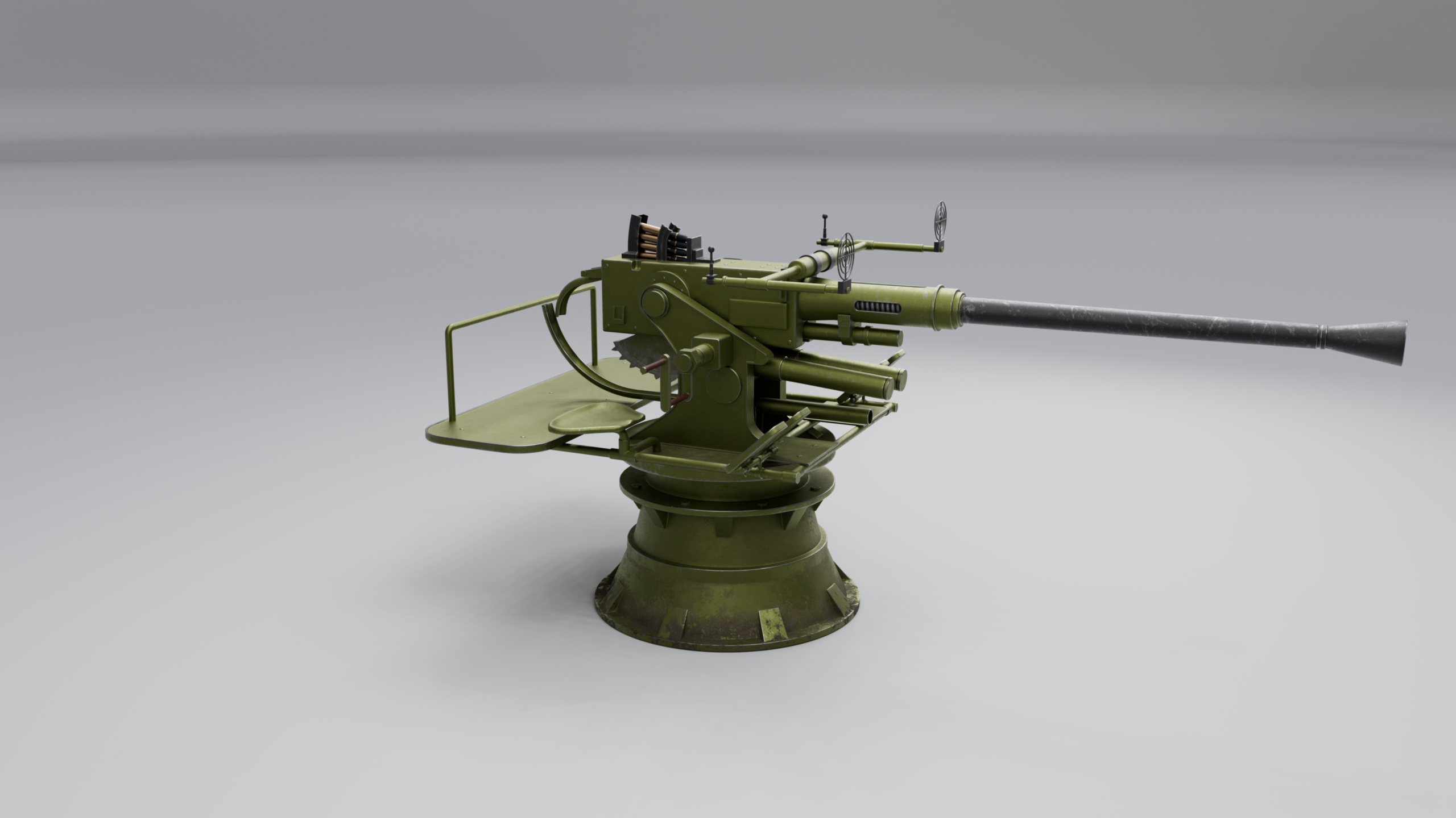 Bofors Anti-Aircraft Cannon